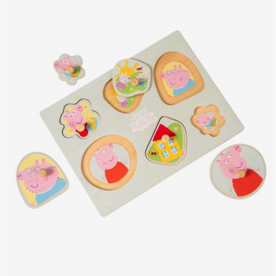 Peppa Pig Wooden Lift Out Puzzle - Image 4