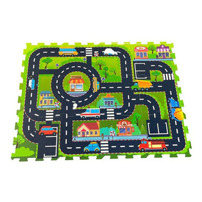 Town Road Playmat (L)114Cm (W)86Cm