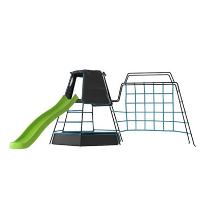 TP Toys Tp Explorer Metal Climbing Frame Set With Monkey Bridge Black Edition