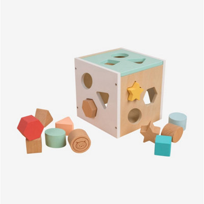 Owl & Fox Wooden Shape Sorter - Image 4