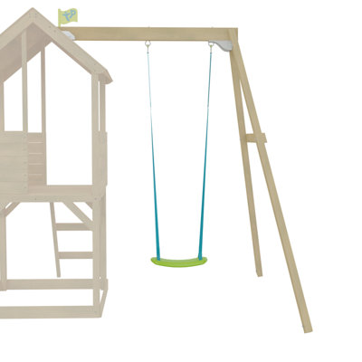 TP Toys Tp Treehouse Wooden Play Tower Swing ArmFsc Certified from B&Q