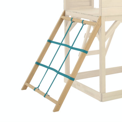 TP Toys Tp Treehouse Wooden Play Tower Cargo NetFsc Certified from B&Q