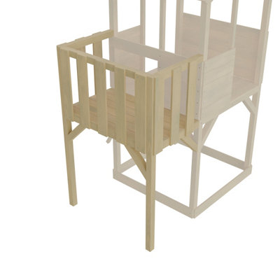 TP Toys Tp Treehouse Wooden Play Tower Wooden BalconyFsc Certified from B&Q