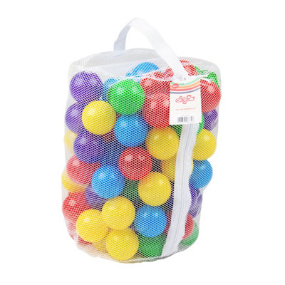 100 Ball Pit Playballs Multicolour 5cm for babies and Toddlers in Carry In Bag - Image 7
