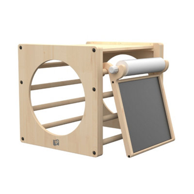 TP Toys Tp Active-Tots Pikler Style Wooden Climbing Cube With Play EaselFsc Certified from B&Q