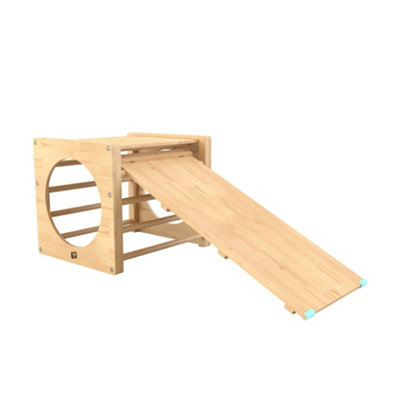 TP Toys Tp Active-Tots Pikler Style Wooden Climbing Cube & SlideFsc Certified from B&Q