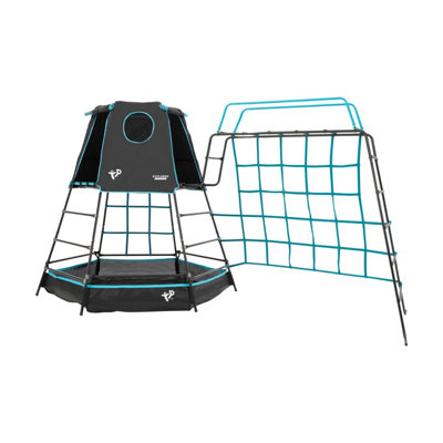 TP Toys Tp Explorer Metal Climbing Frame Set With Monkey Bridge Black Edition from B&Q