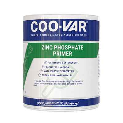 Coovar Phosphate Grey Primer1 Litre from B&Q