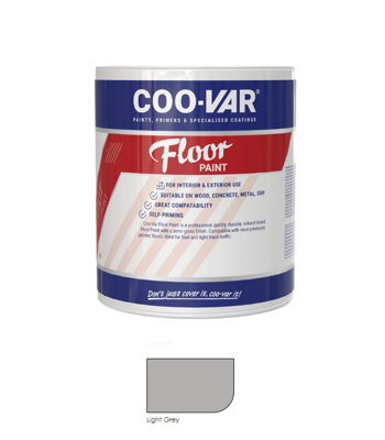 Coovar Floor PaintLight Grey5 Litre from B&Q