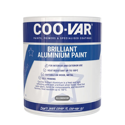 Coovar Brilliant Aluminium Paint2.5 Litre from B&Q