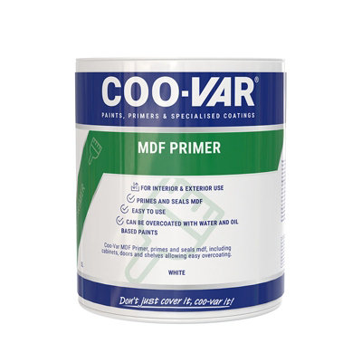 Coovar Mdf Water Based Primer500Ml from B&Q