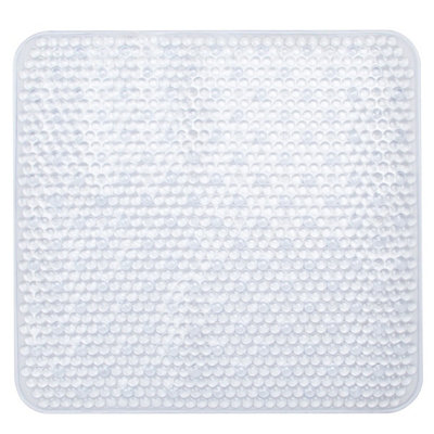 Sabichi Square Pvc Shower MatClear45Cm X 45Cm from B&Q