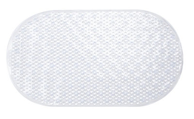 Sabichi Oval Pvc Shower MatClear70Cm X 40Cm from B&Q