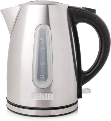 Haden Stoke Stainless Steel Kettle1.7L3Kw Rapid Boil Electric Kettle from B&Q