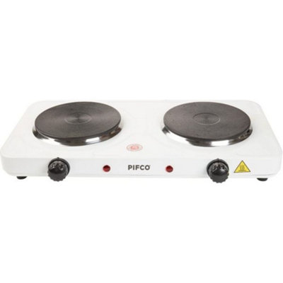 Pifco White Electric Double Hob - Image 7