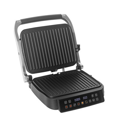 Haden Digital Contact Grill 7 Programmes Stainless Steel