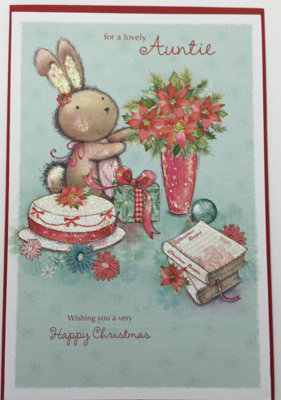Cute Auntie Christmas Card By Carte Blanche from B&Q