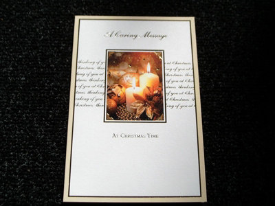 A Caring Message Christmas CardGreeting Card By Wishing Well from B&Q