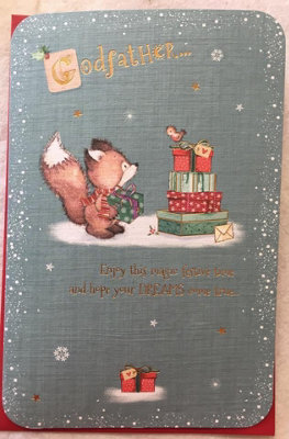 Godfather Christmas Card By Wishing Well from B&Q