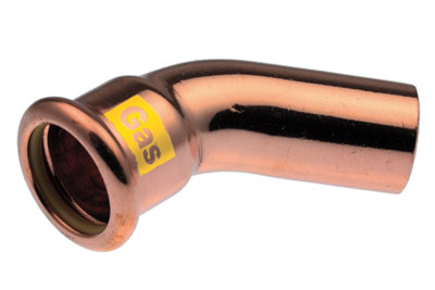 Vis Express Vsh Xpress Copper Gas Obtuse Street Elbow 22mm Sg21S 39836 from B&Q