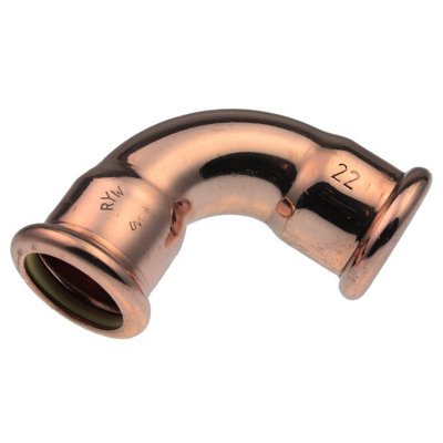 Vis Express Pegler Vsh Xpress Copper Press Fit Gas Elbow 22mm Sg12 39781 from B&Q