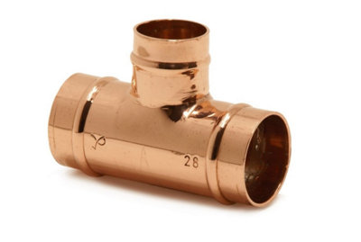 Pegler Yorkshire Solder Ring Tee 22mm Yps24 08460. from B&Q