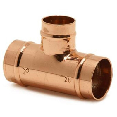 Pegler Yorkshire Tee Reducing Branch 22mm X 22mm X 15mm Yps25 08490. from B&Q