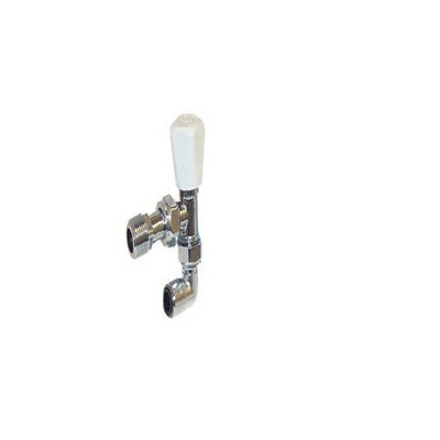 B&Q -  Yorkshire Mercia Angle Lockshield With Elbow 15mm X 10mm 647080
