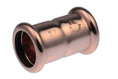Vis Express Vsh Xpress Copper Coupling 35mm S1 38032 from B&Q
