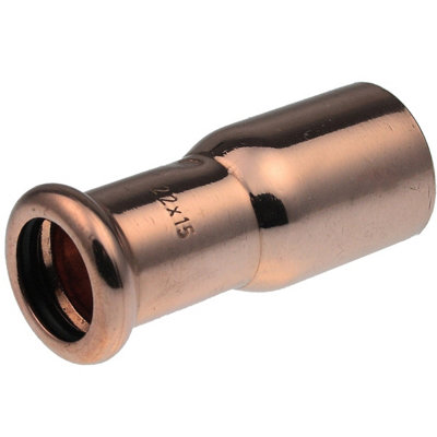Vis Express Pegler Vsh Xpress Copper Press Fit Reducer 22mm X 15mm S6 38200 from B&Q