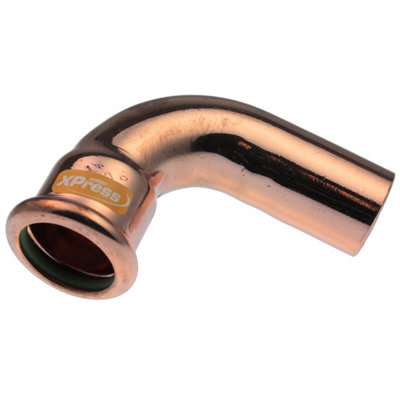 Vis Express Pegler Vsh Xpress Copper Press Fit Street Elbow 15mm S12S 38318 from B&Q