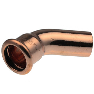 Vis Express Pegler Vsh Xpress Copper Press Fit Obtuse Street Elbow 28mm S21S 38406 from B&Q
