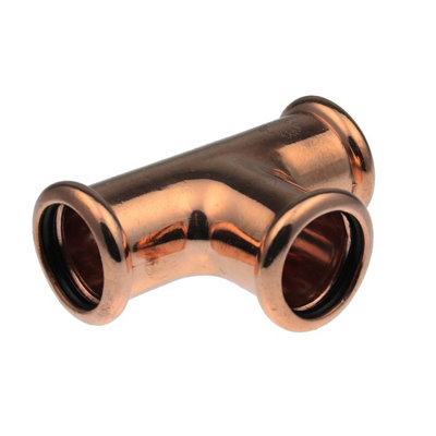 Vis Express Pegler Vsh Xpress Copper Press Fit Equal Tee 28mm S24 38462. from B&Q
