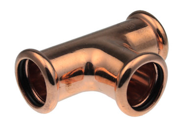 Vis Express Vsh Xpress Copper Equal Tee 35mm S24 38464 from B&Q