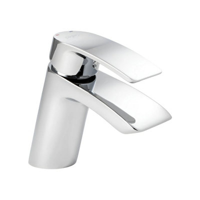 Hydros Francis Pegler Waterfall Mini Mono Basin Mixer Tap Chrome Inc Click Waste from B&Q