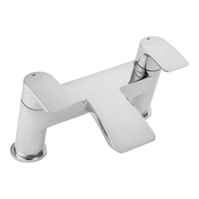 Hydros Francis Pegler Waterfall Bath Filler Tap Chrome Deck Mounted Modern Style from B&Q
