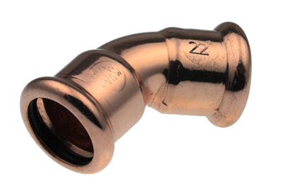 Vsh Xpress Copper Obtuse Elbow 42mm S21 38417 from B&Q