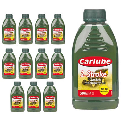 Carlube Xln501 Stroke Lawnmower Chainsaw Garden & Machinery Oil 500Ml X12 Size 2