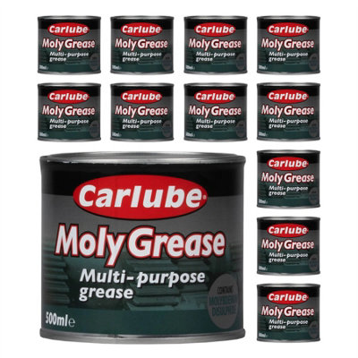 Carlube Molybdenum 2 Multi Purpose Moly Grease Protection Lubricant 500G X12