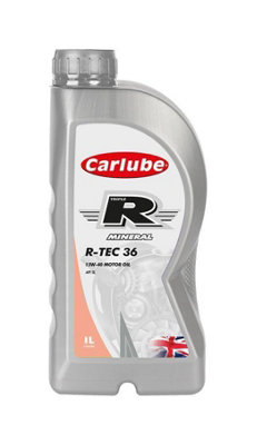 12X Carlube Engine Oil 1L Triple R 15W40 Api Sl Mineral 1 Litre R-Tec 36 Kce001 from B&Q