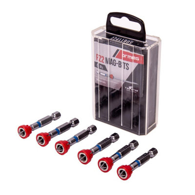 Armeg Sdbttpz2 Tic-Tac Pz2 Magnetic Screwdriver Bits (Pack Of 6) from B&Q