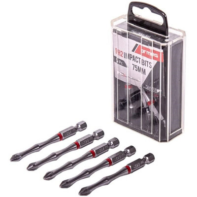 Armeg Sdb75mmttph2 Tic-Tac Ph2 Magnetic Screwdriver Bits5 Piece from B&Q
