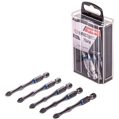 Armeg Sdb75mmttpz2 Pz2 Screwdriver Bits5 Piece from B&Q