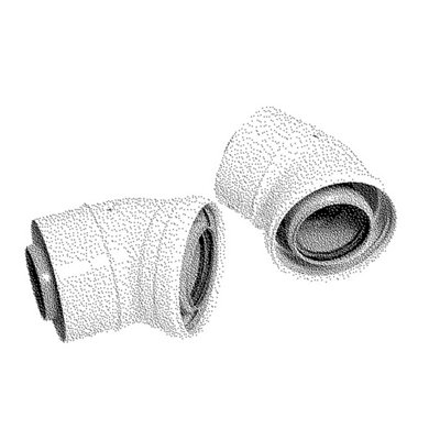 Ideal V3 45 Degree Boiler Flue Elbow 203131 from B&Q