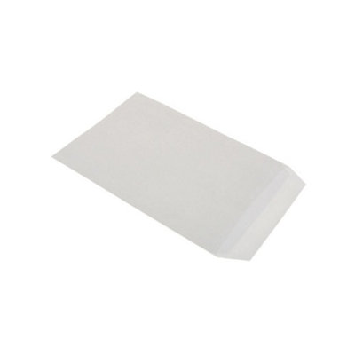 Fivestar 5 Star Value Envelope Press Seal Pocket C4 White Pack 250 from B&Q