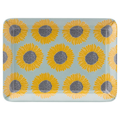 DMD Collective Scatter Serving Tray Sunflower Artisan Flower English Tableware Co. from B&Q
