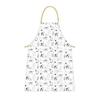 Playful Pets Cat Apron Kitchen Baking Unisex from B&Q