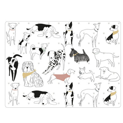 Playful Pets 4Pk Dog Placemats from B&Q