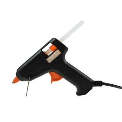 B&Q -  Mini Glue Gun10W High Temp7 mm SticksComes With Stand & 3 Glue SticksPerfect For Small Craft Projects