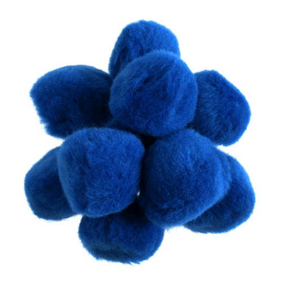 Groves Of Thames Pom-Poms 1-1/2In Pk50 - Pom Poms 3.5Cm: Royal: Pack Of 50 - Trimits 3.5Cm